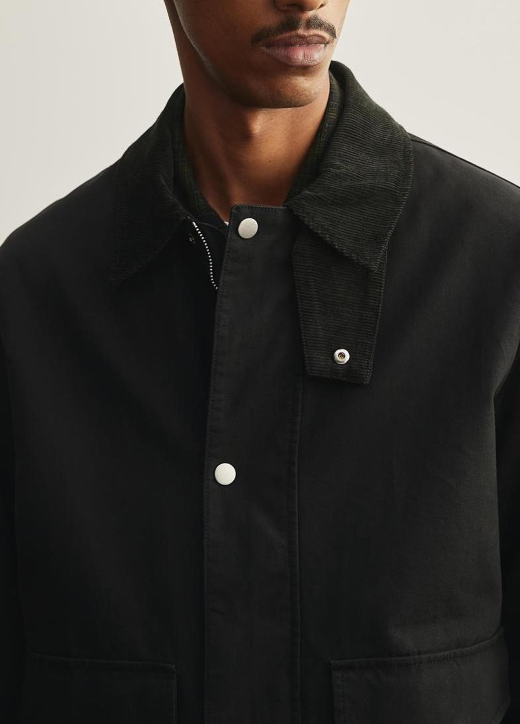 Темно-коричневая демисезонная куртка H&M