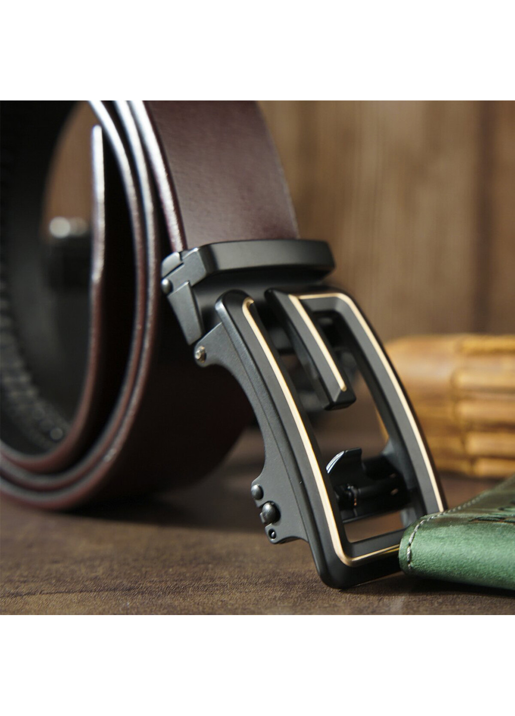 Мужской кожаный ремень 115х3,4 см Vintage (229459990)