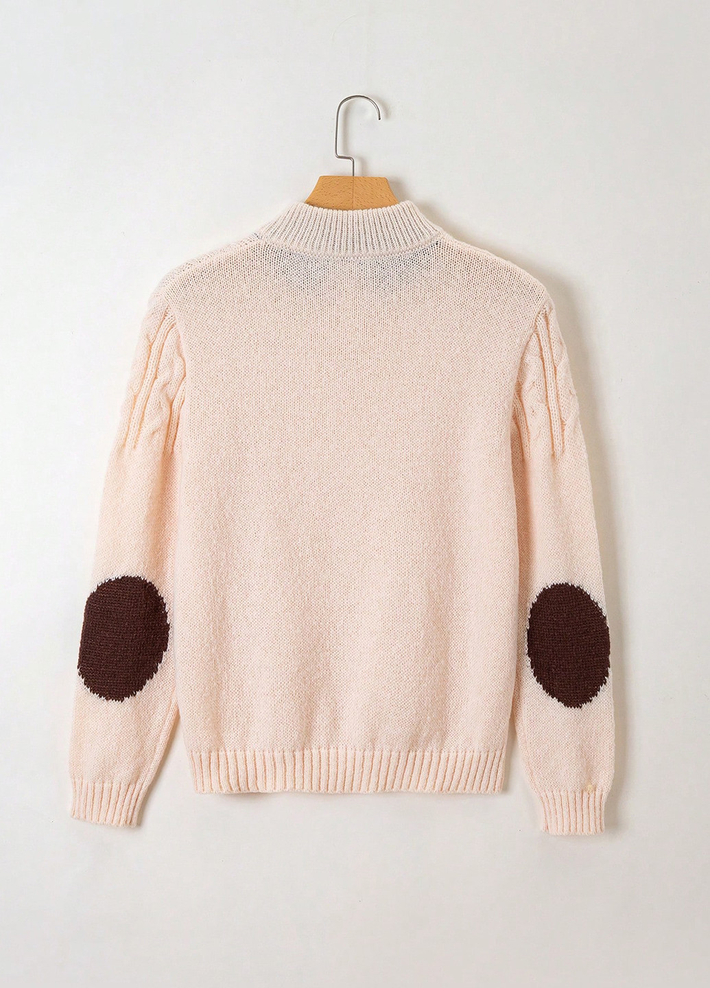 Бежевый демисезонный свитер SHEIN