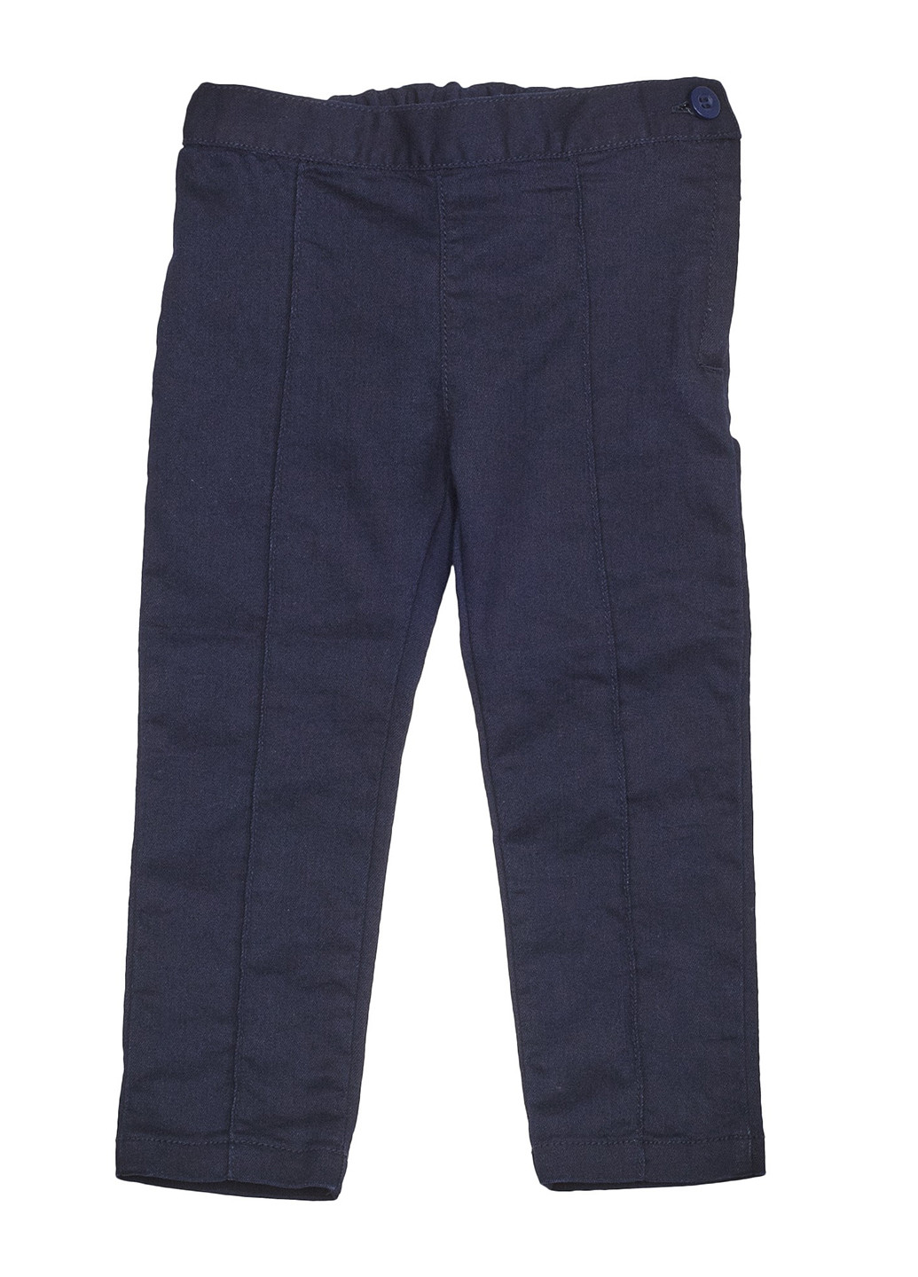 Темно-синие кэжуал демисезонные брюки прямые Chicco