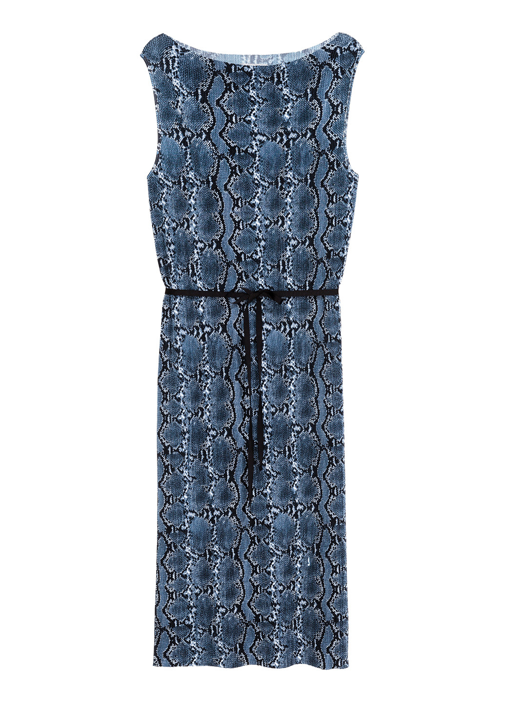 Синя кежуал сукня а-силует H&M з малюнком