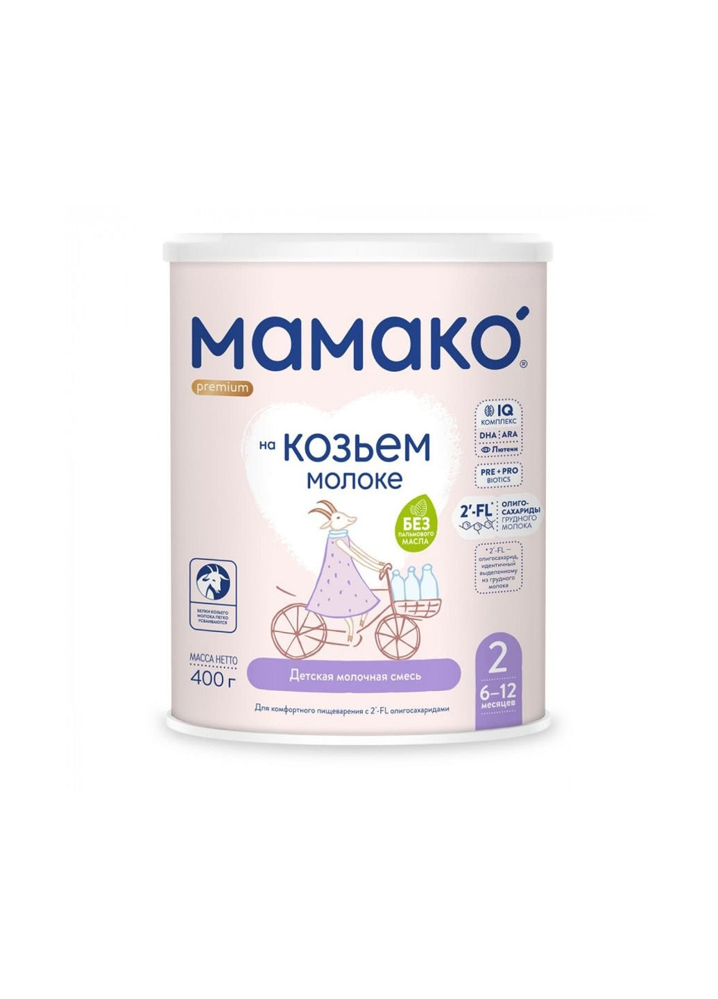 Детская смесь 2 Premium на козячому молоці 6-12 міс. 400 г (1105311) MAMAKO (254068743)
