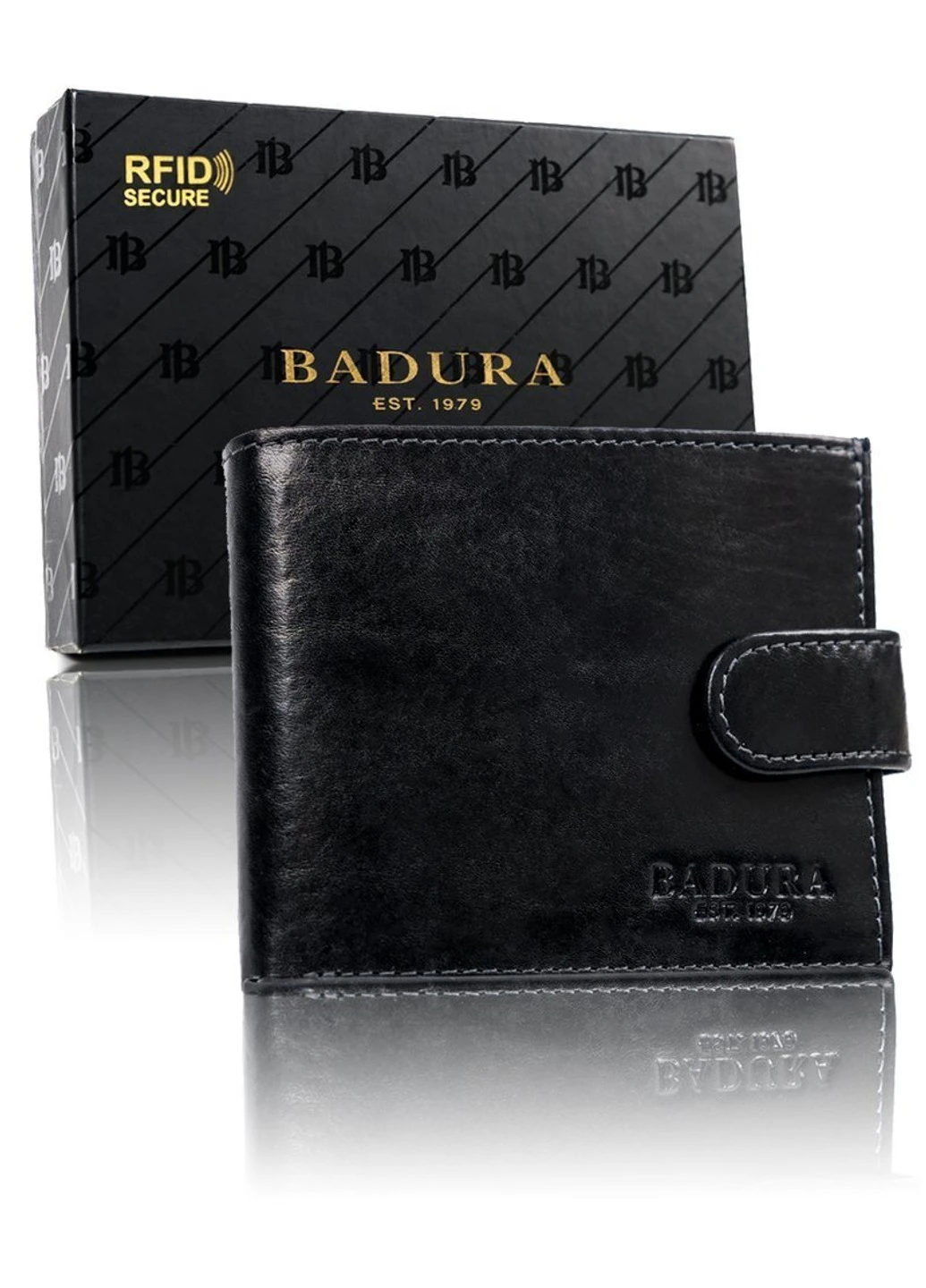 Кошелек мужской кожаный B-N01L-MIL Badura (254314461)