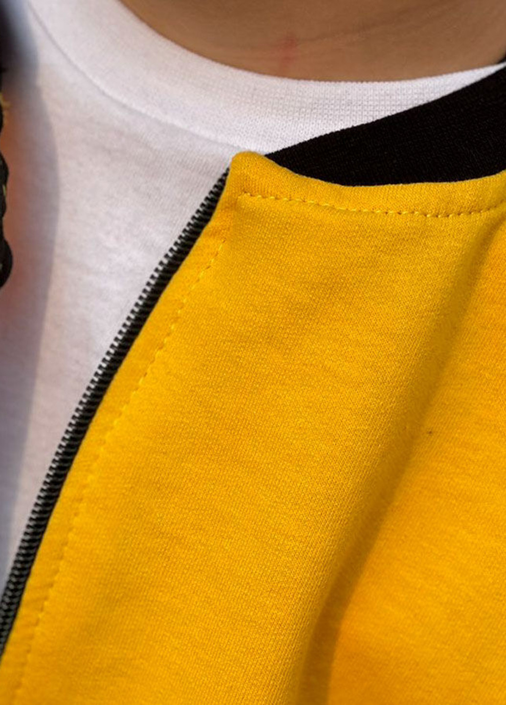 Жовтий демісезонний костюм (толстовка, брюки) брючний Blanka