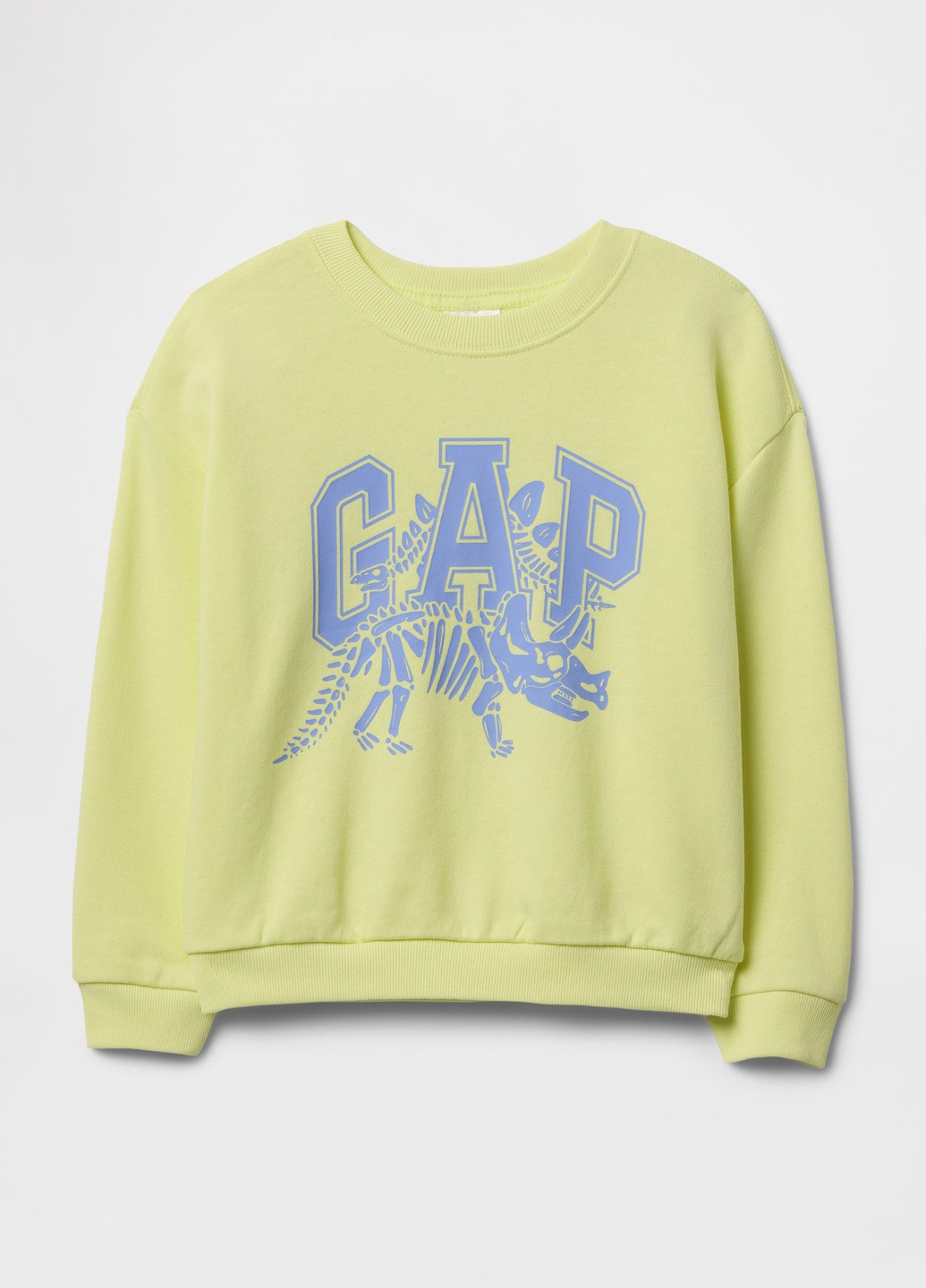 Gap свитшот логотип желтый кэжуал хлопок