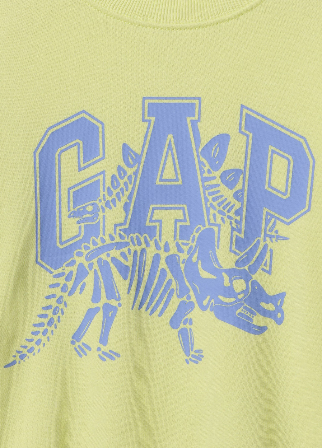 Gap свитшот логотип желтый кэжуал хлопок