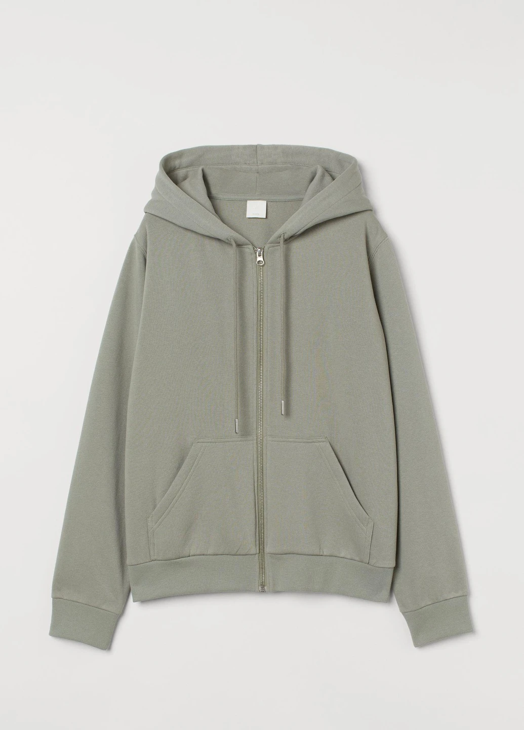 Толстовка фліс,хакі, H&M Basic (254770059)