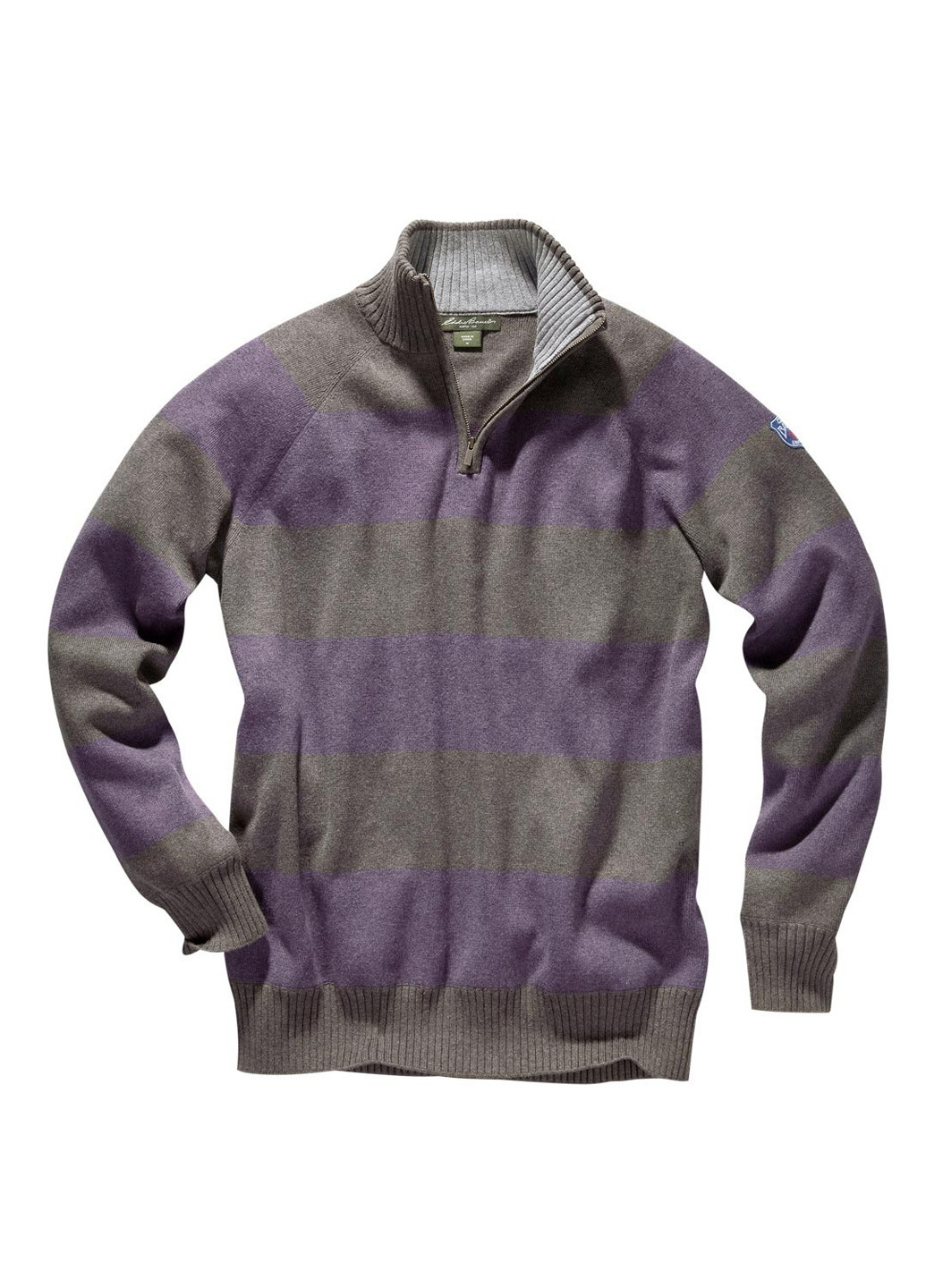 Комбинированный демисезонный свитер Eddie Bauer