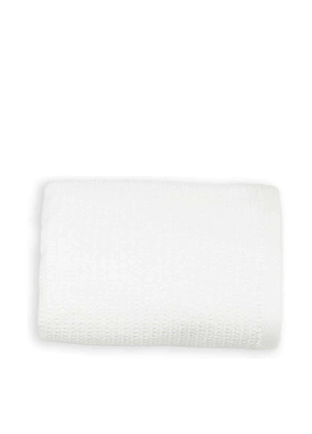 No Brand полотенце, 40х60 см однотонный белый производство - Турция