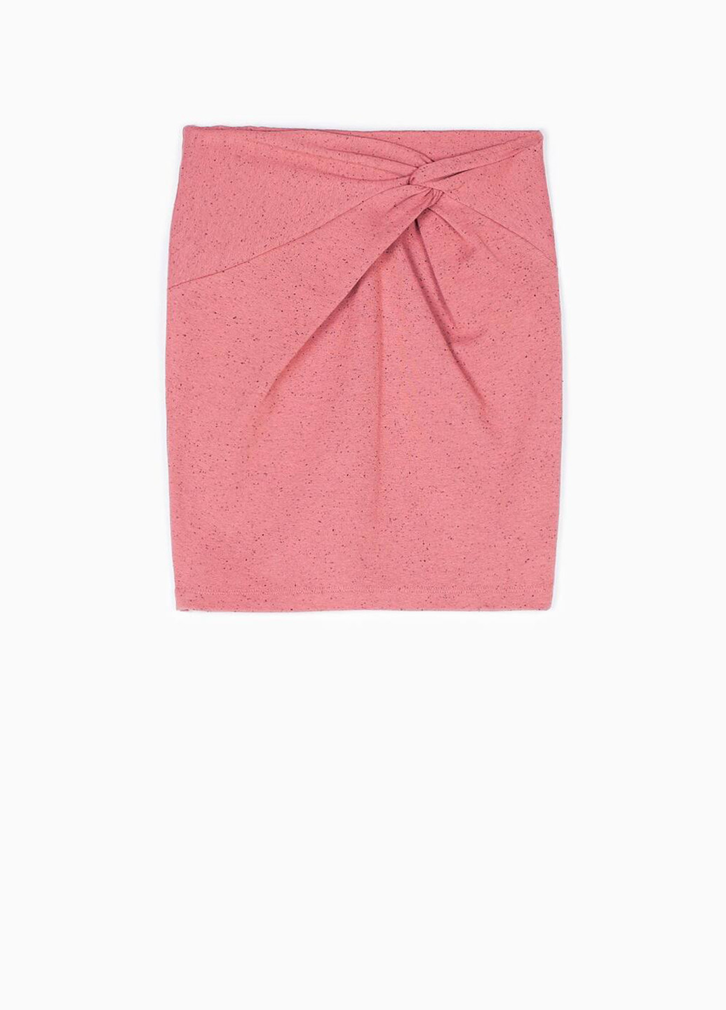 Розовая кэжуал меланж юбка Stradivarius карандаш