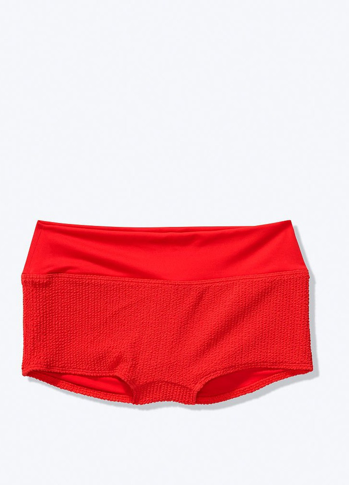 Шорты текстурированные короткие от Victoria’s Secret Gym to Swim Textured Shortie в красном цвете Victoria's Secret (253420745)