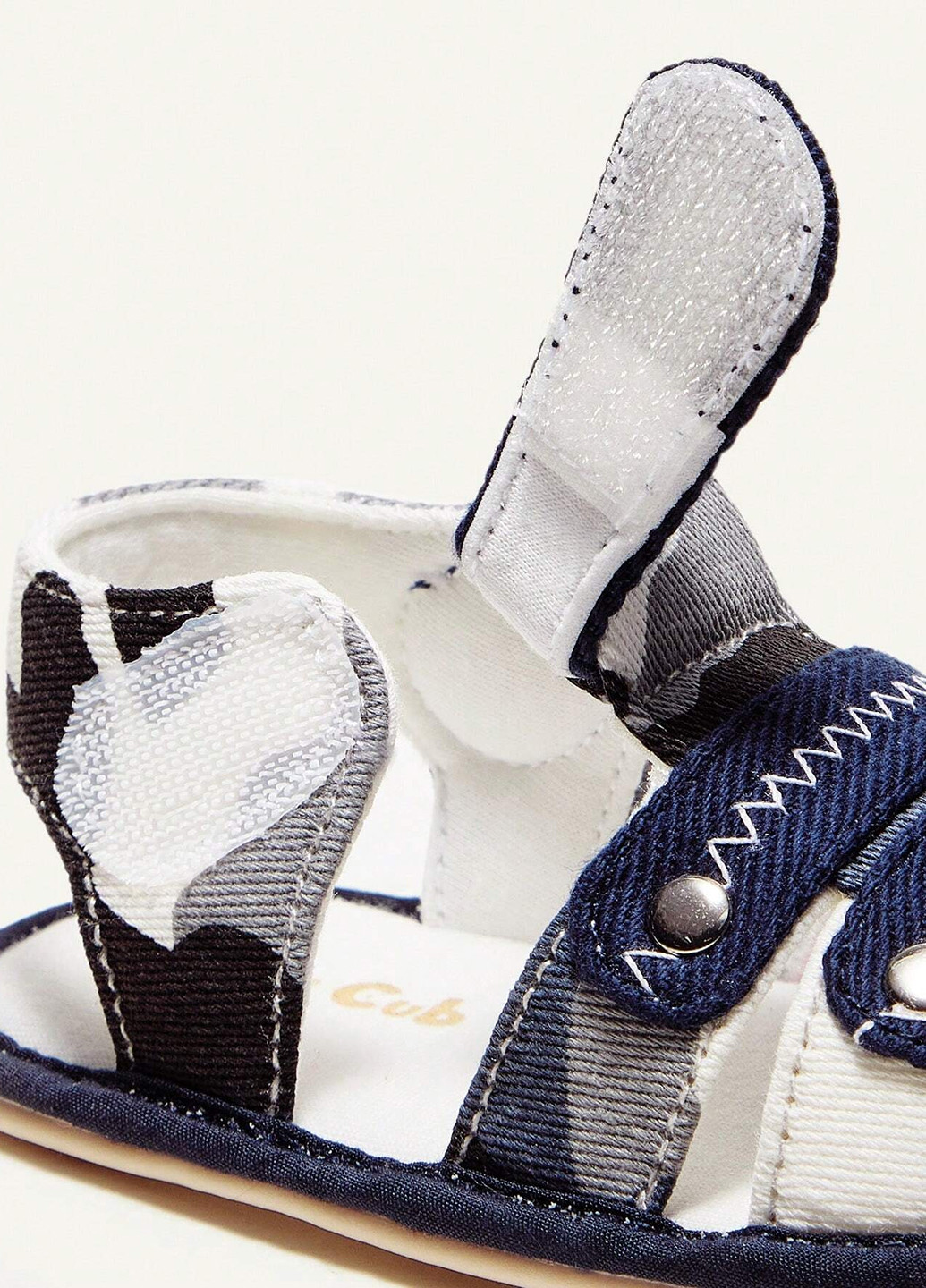 Темно-синие кэжуал сандалии SHEIN на липучке