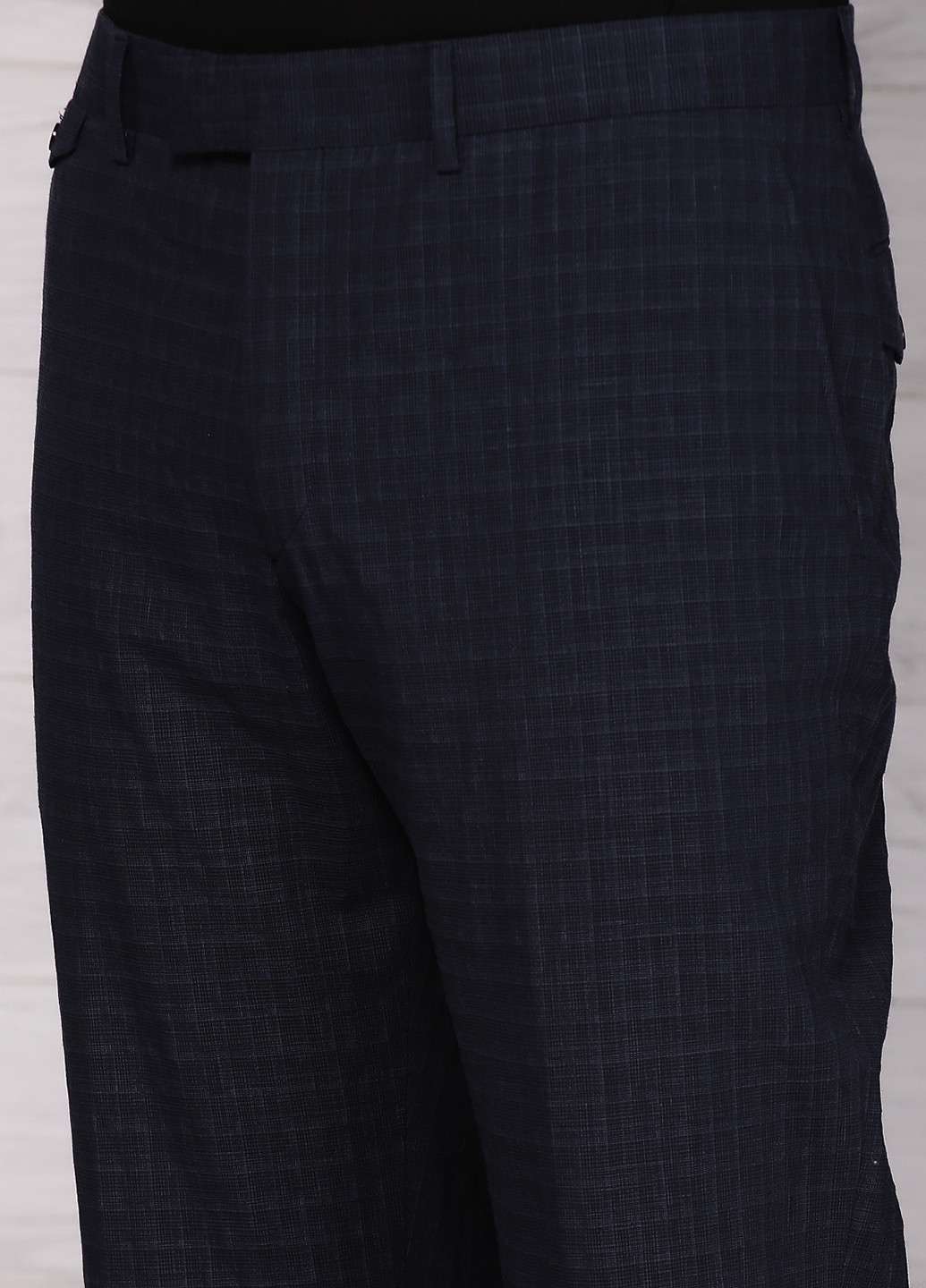 Синие кэжуал демисезонные прямые брюки John Varvatos