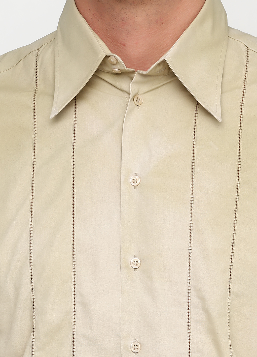 Оливковая кэжуал рубашка с градиентным узором Pure