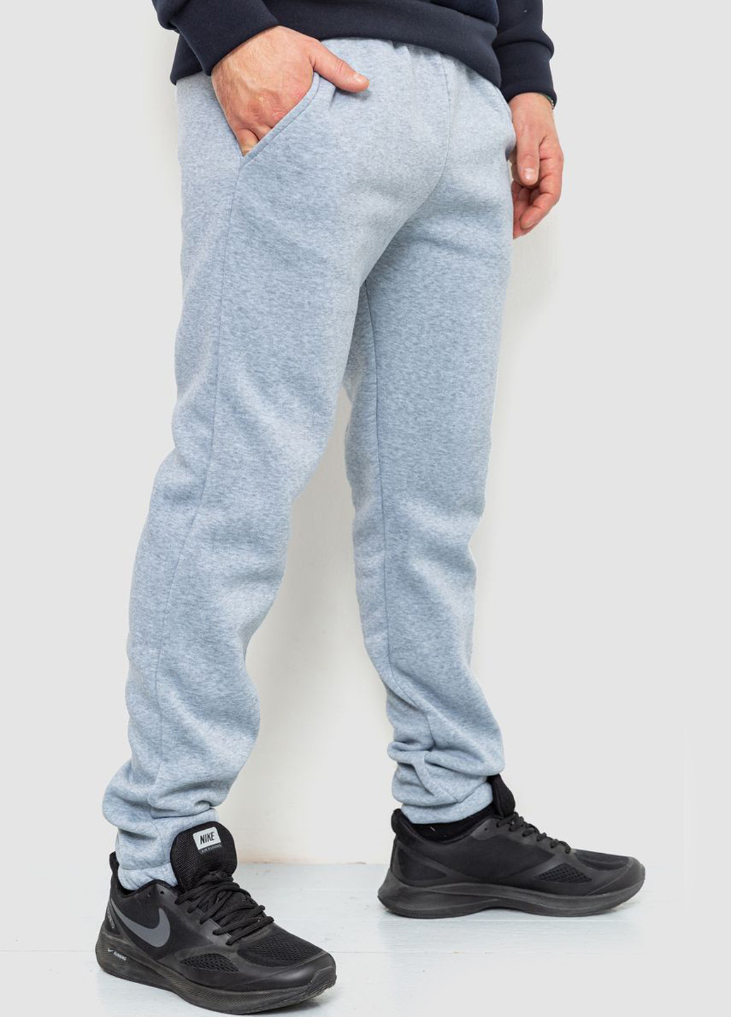 Светло-серые спортивные зимние джоггеры брюки Ager