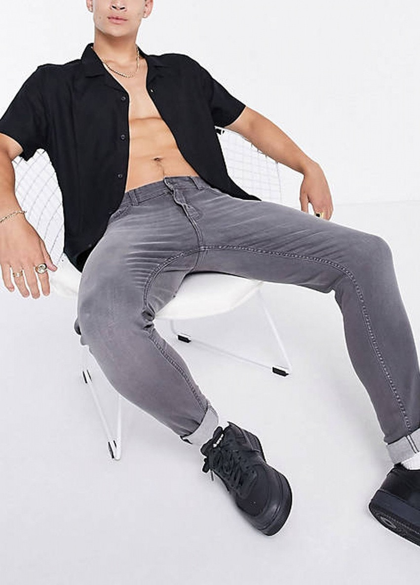 Джинси завужені DTT 105913365 lt blue (252907757)