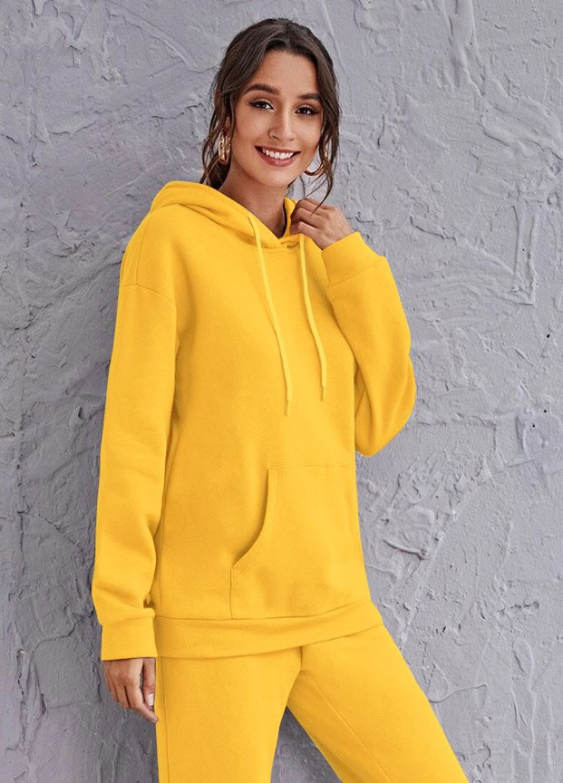 Худі жіноче утеплене Tint yellow Berni Fashion 57090 (231478434)