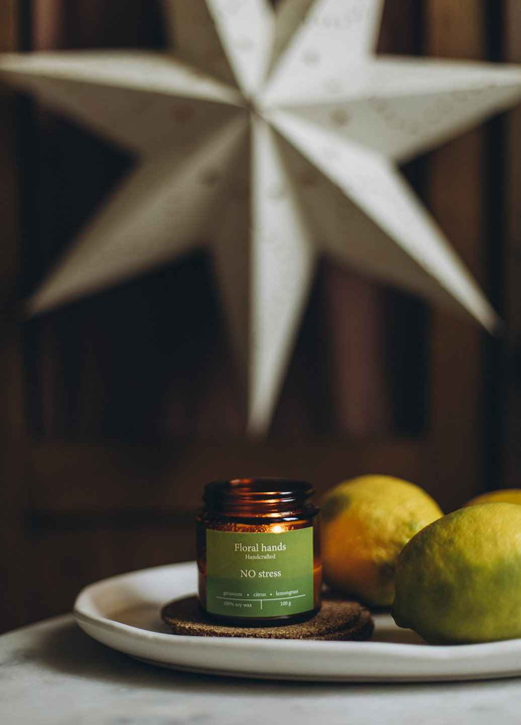 Ароматическая свеча NO stress, 100 мл No Brand (257642807)