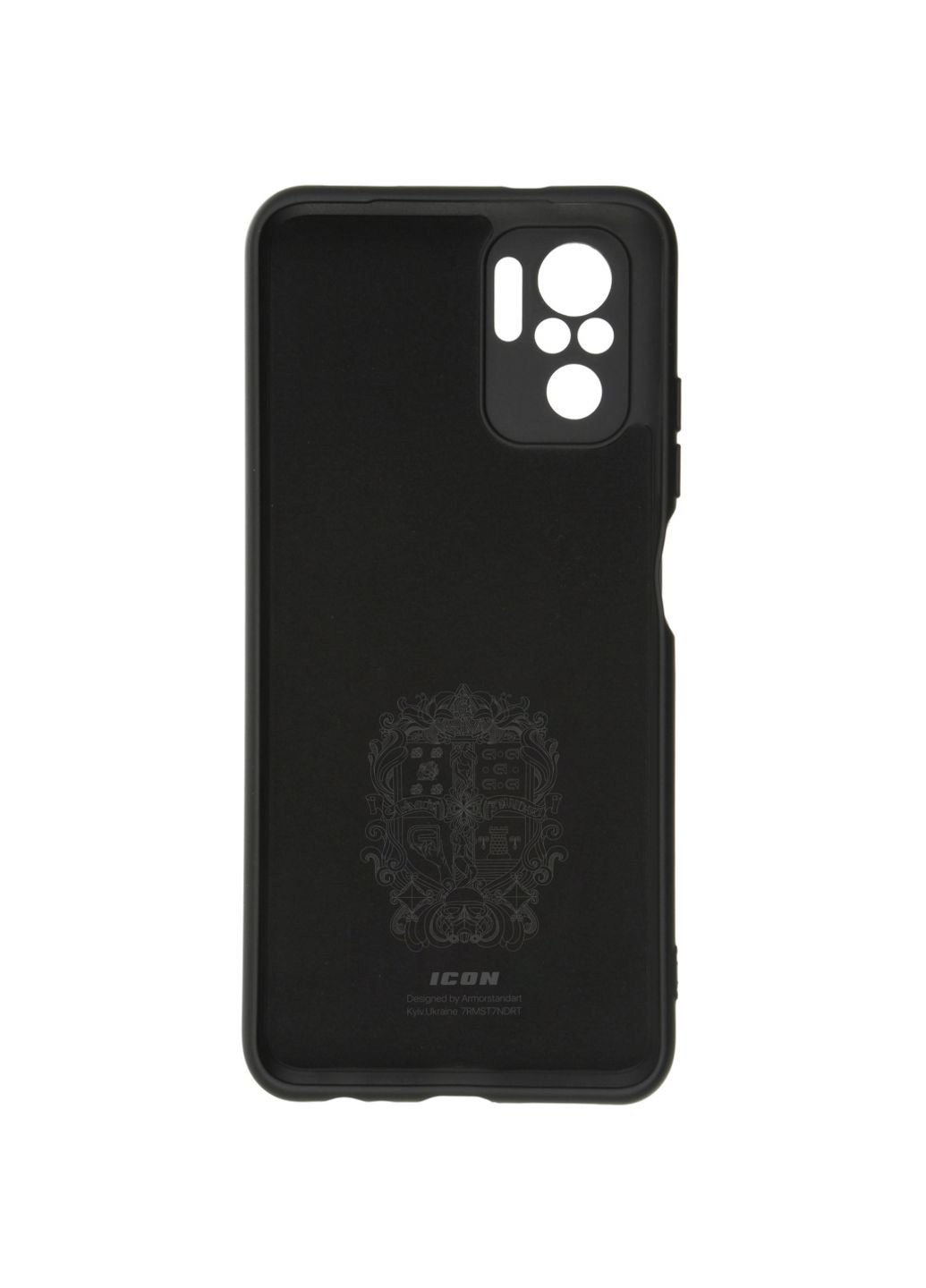 Чохол для мобільного телефону ICON Case Xiaomi Redmi Note 10 / Note 10s Black (ARM58824) ArmorStandart (252578462)
