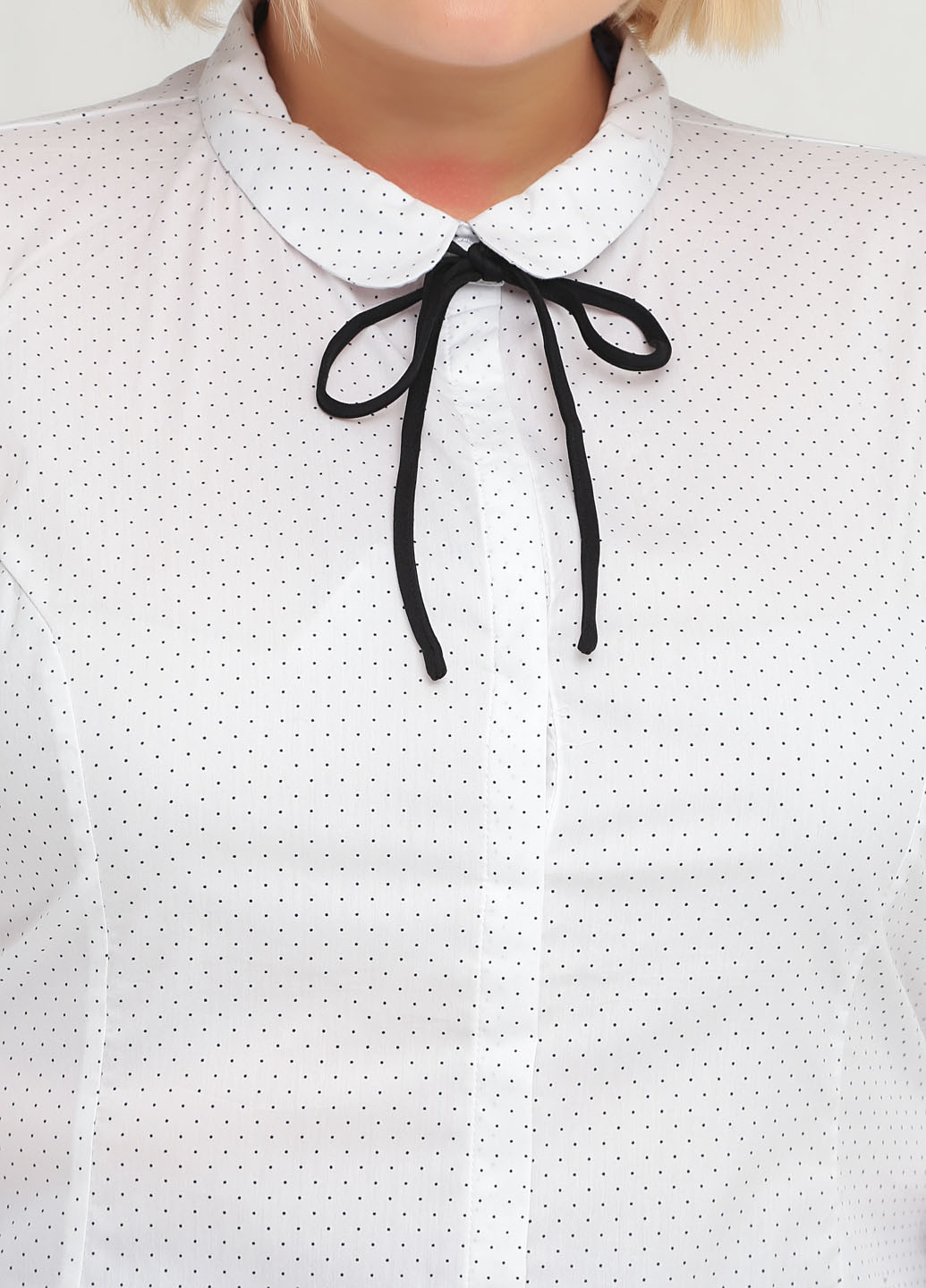 Белая кэжуал рубашка в горошек Reserved