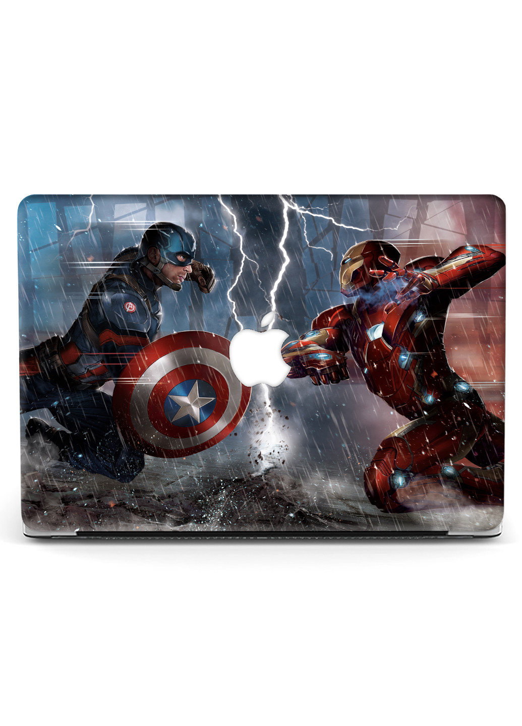 Чехол пластиковый для Apple MacBook Pro 15 A1707 / A1990 Марвел (Marvel) (9649-1686) MobiPrint (218508581)