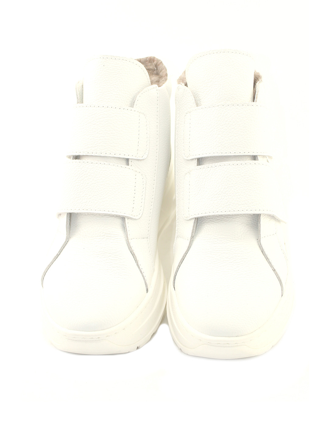 Зимние ботинки Mila с белой подошвой