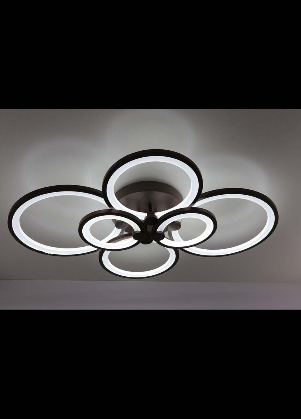 Люстра стельова LED з пультом A2280 / 2 + 2 + 2-cf Коричневий 12х58х80 см. Handmade (234537614)