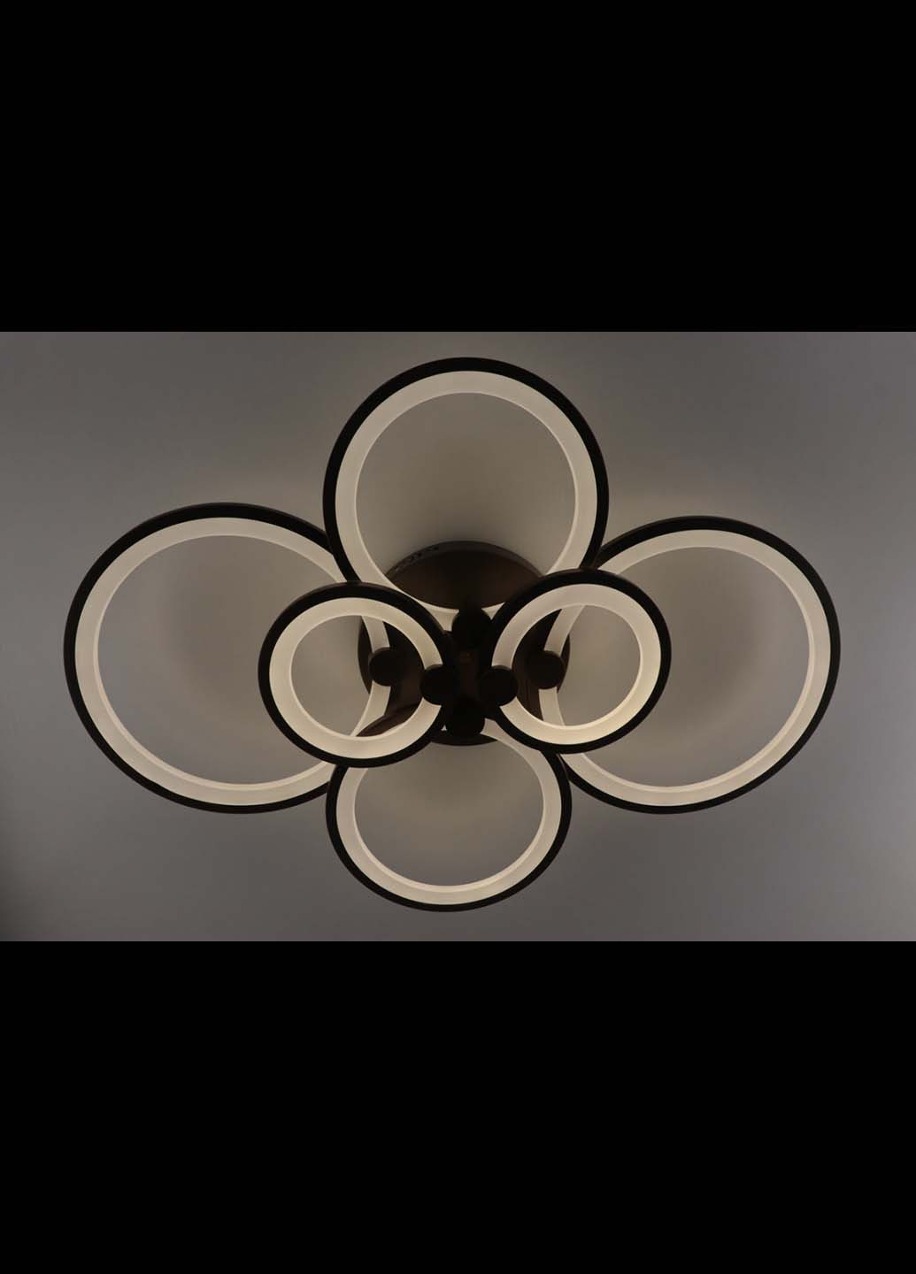 Люстра стельова LED з пультом A2280 / 2 + 2 + 2-cf Коричневий 12х58х80 см. Handmade (234537614)