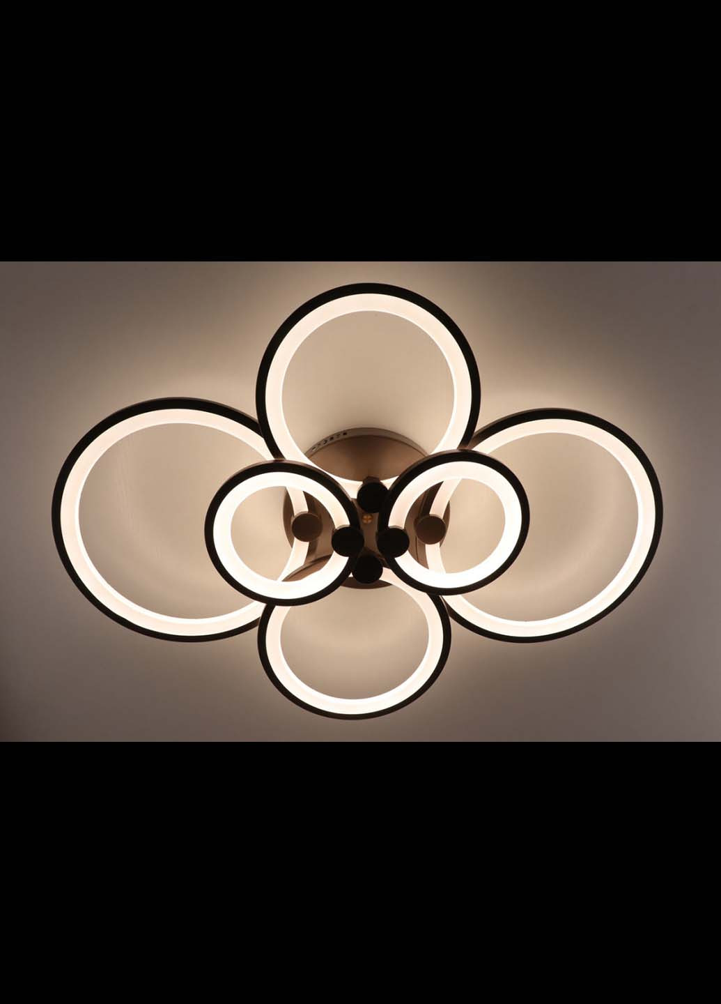 Люстра стельова LED з пультом A2280 / 2 + 2 + 2-cf Коричневий 12х58х80 см. Handmade (234537614)