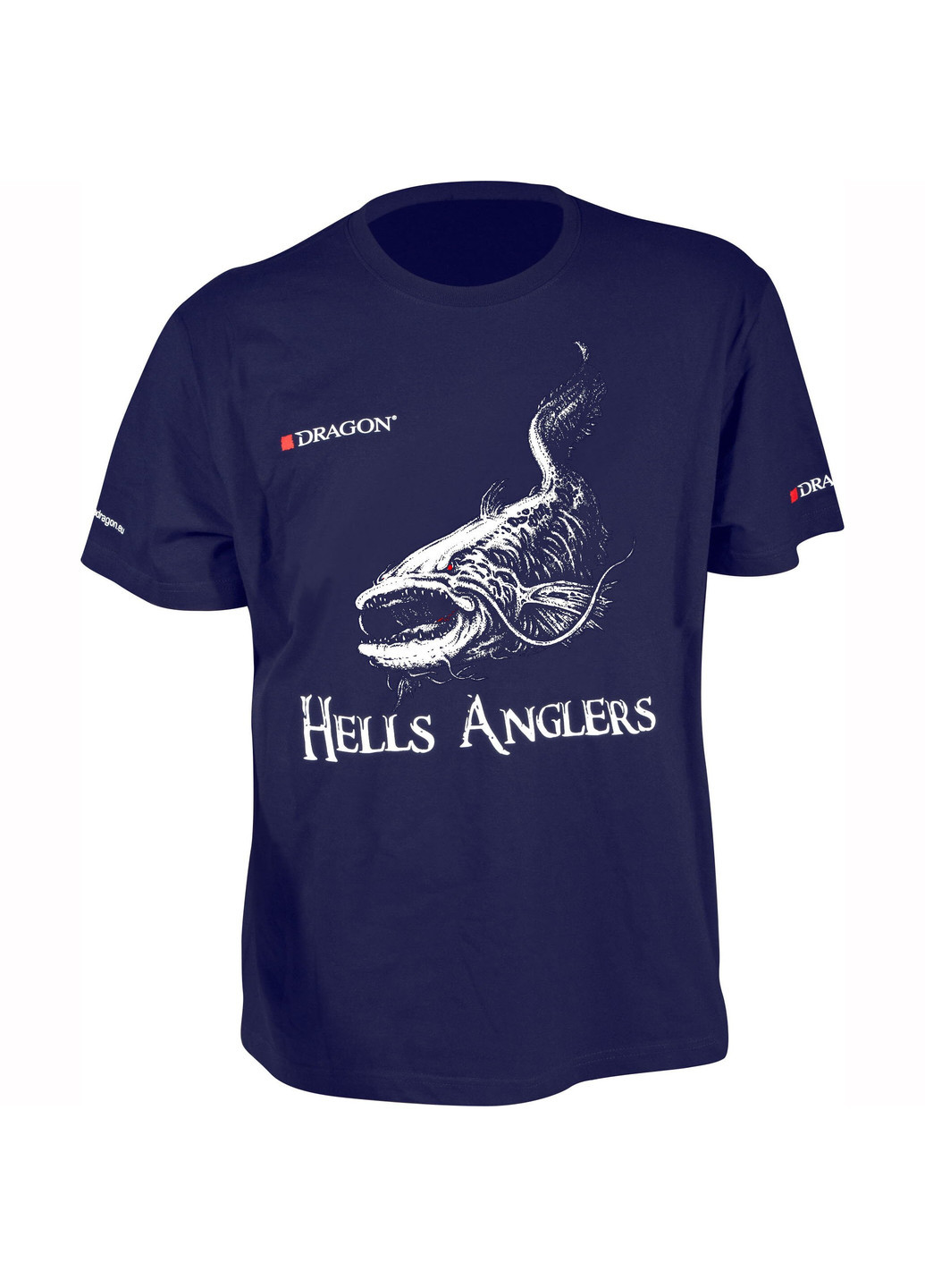 Синяя футболка "hells anglers (сом) navy Dragon