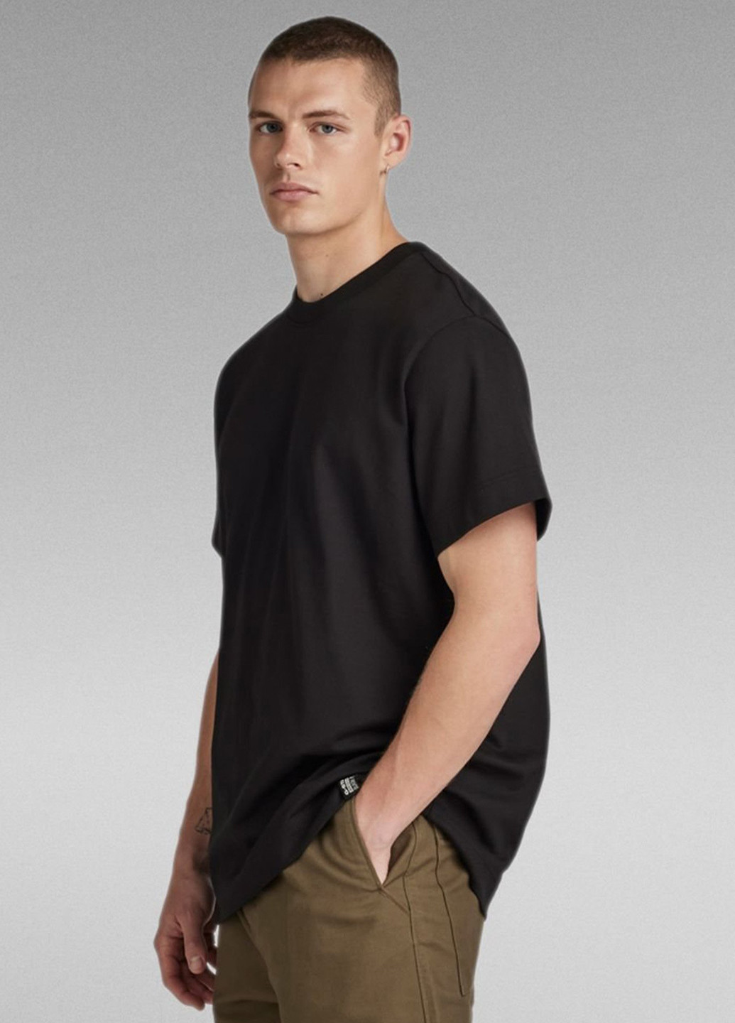 Чорна футболка G-Star Raw