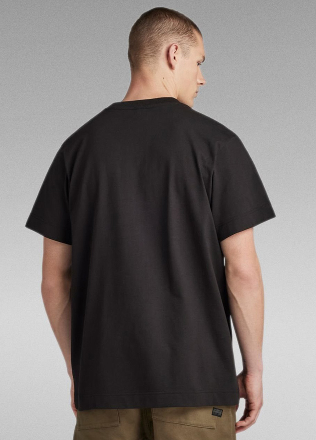 Чорна футболка G-Star Raw