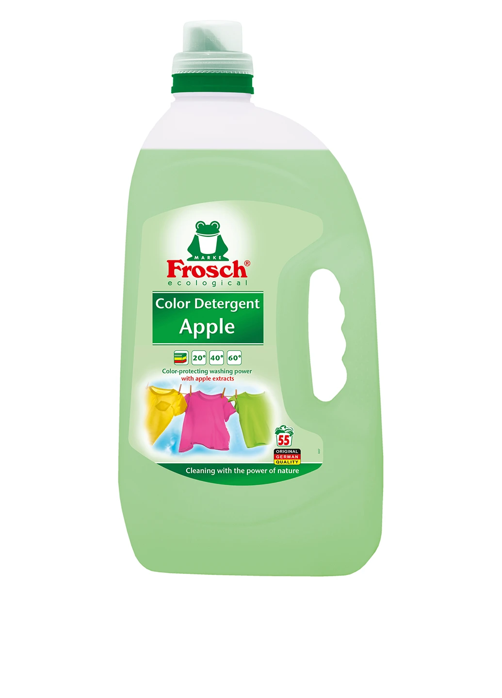 Рідкий пральний засіб для кольорових тканин, 5 л Frosch (258927217)