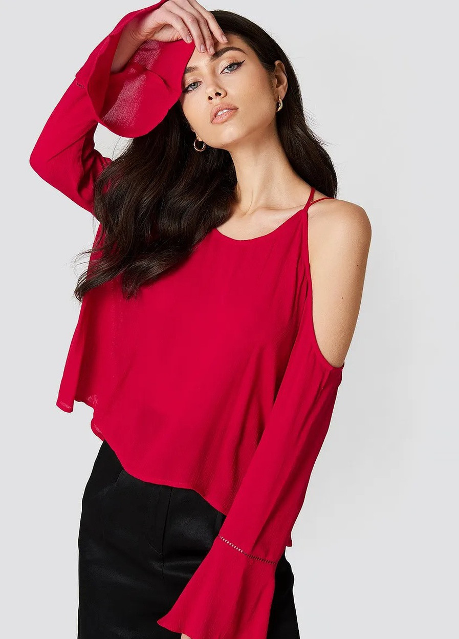 Червона блуза NA-KD