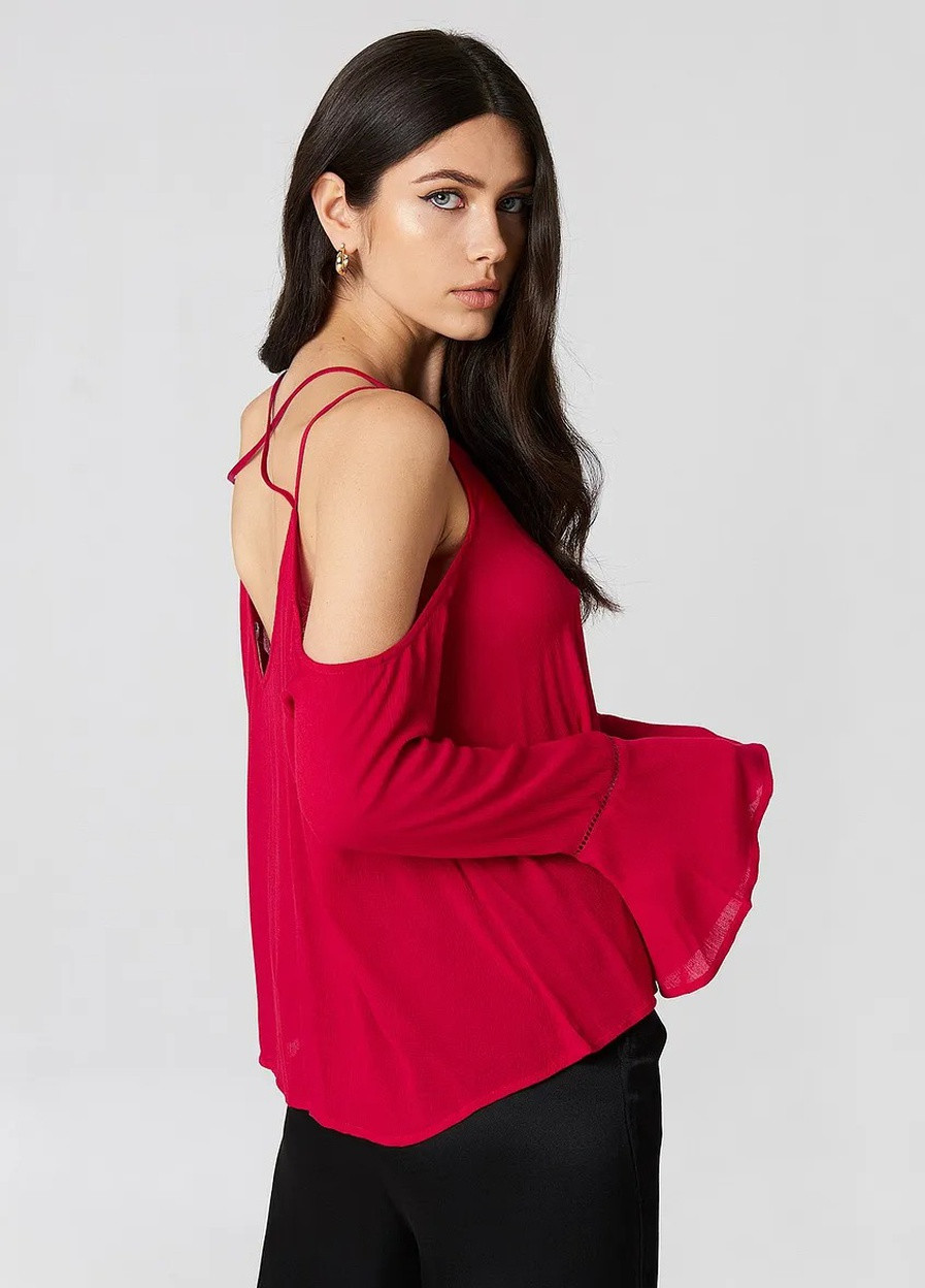 Червона блуза NA-KD