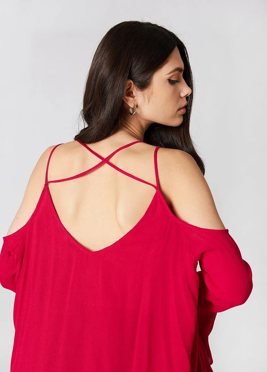 Червона блуза NA-KD