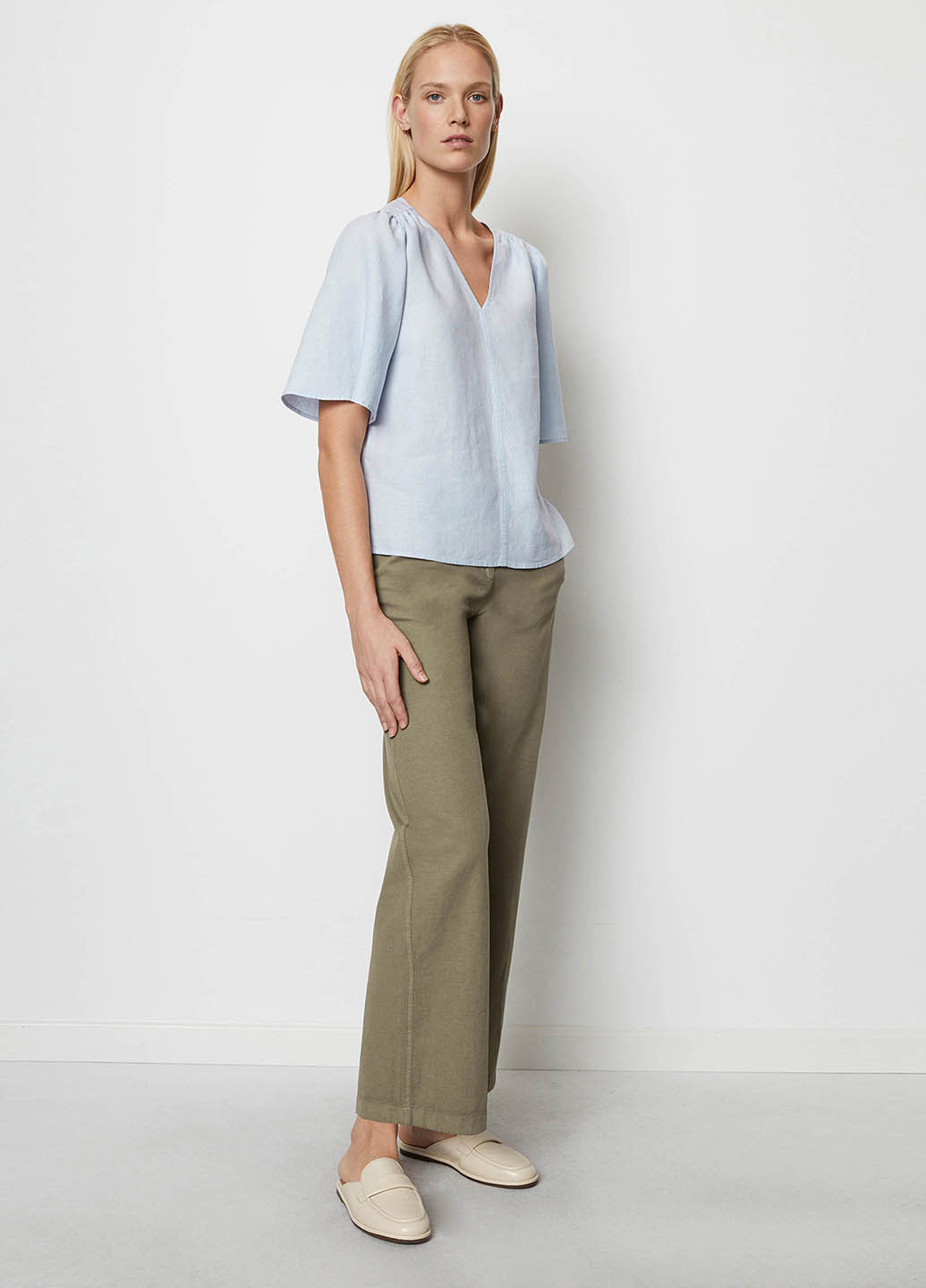 Голубая блуза Marc O'Polo