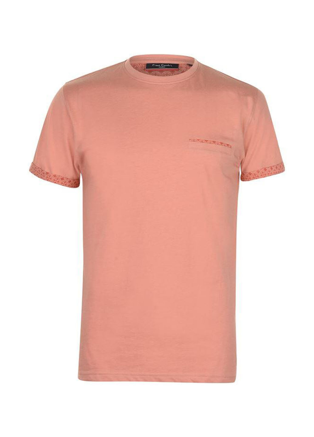 Светло-оранжевая футболка Pierre Cardin