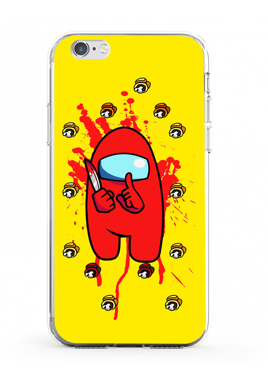 Чехол силиконовый Apple Iphone 11 Амонг Ас Красный (Among Us Red) (9230-2417) MobiPrint (219566120)