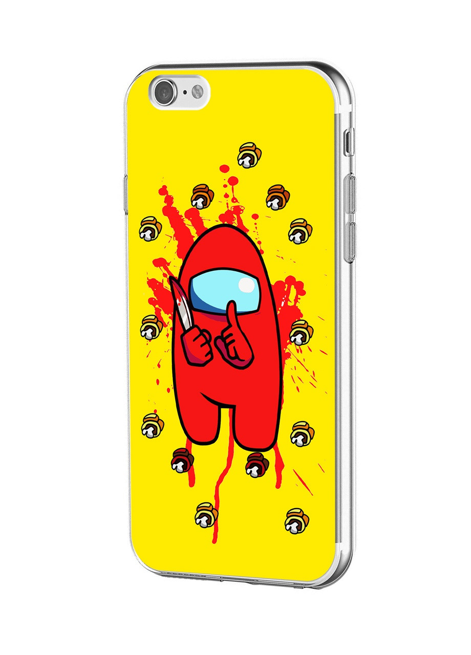Чохол силіконовий Apple Iphone 11 Амонг Ас Червоний (Among Us Red) (9230-2417) MobiPrint (219566120)
