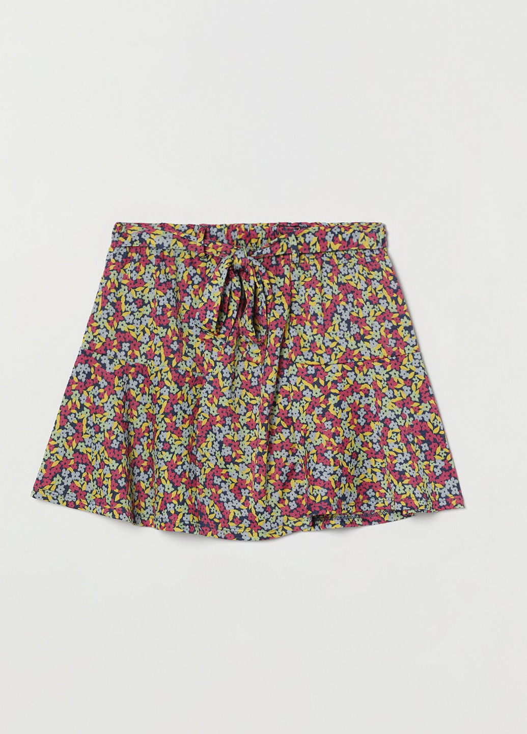 Розовая кэжуал цветочной расцветки юбка Lefties клешированная