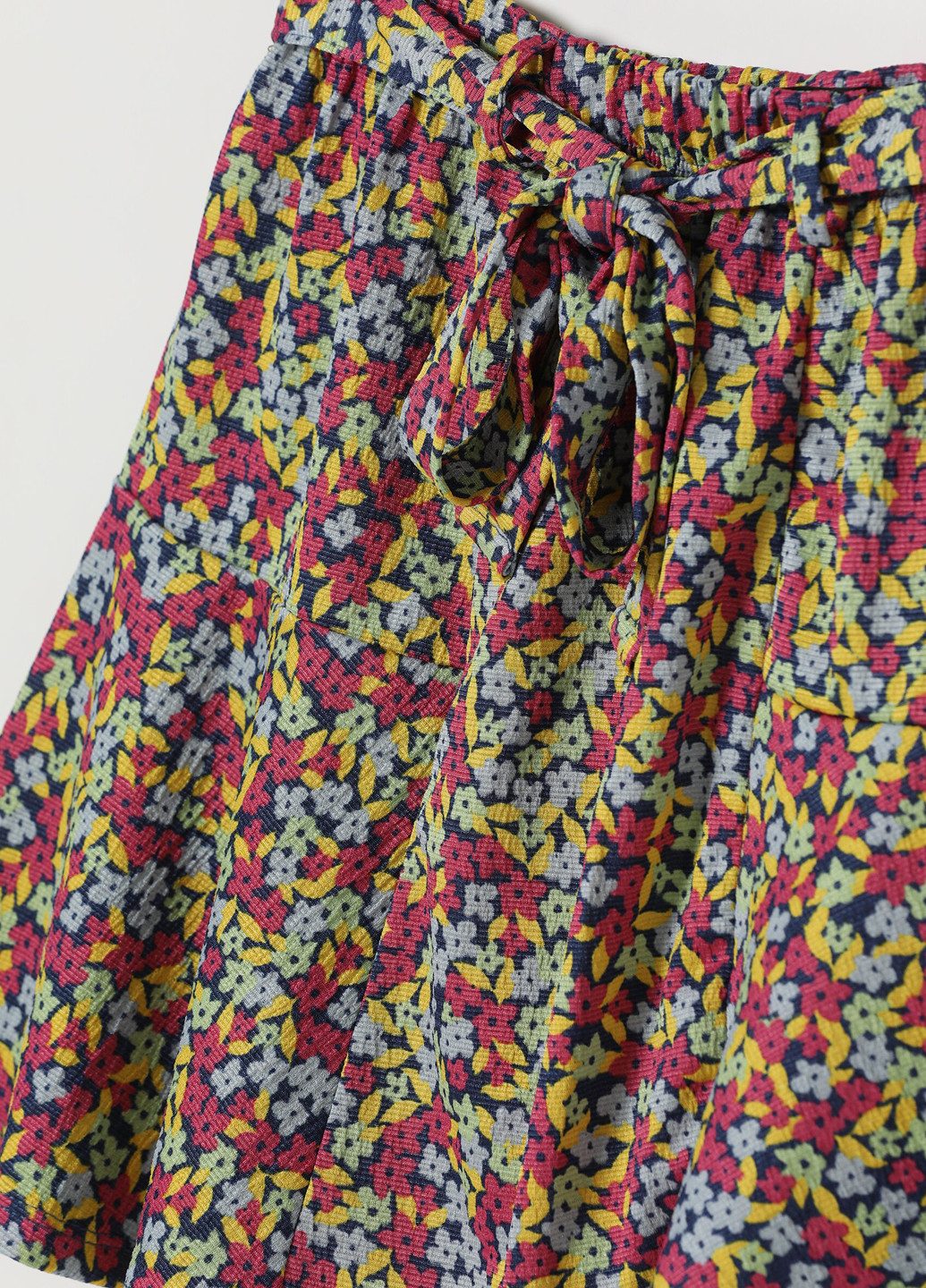 Розовая кэжуал цветочной расцветки юбка Lefties клешированная