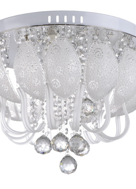 Люстра стельова торт з підсвічуванням велика з кришталю BCL-457S/3 E14 40" Brille (253887014)