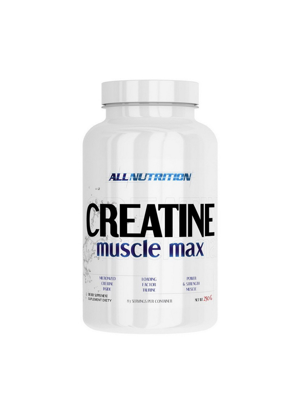 Креатин моногидрат All Nutrition Creatine Muscle Max (250 г) алл нутришн unflavored Allnutrition (255279694)