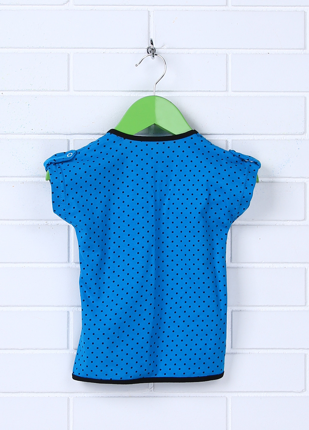 Синяя летняя футболка с коротким рукавом Baby Art
