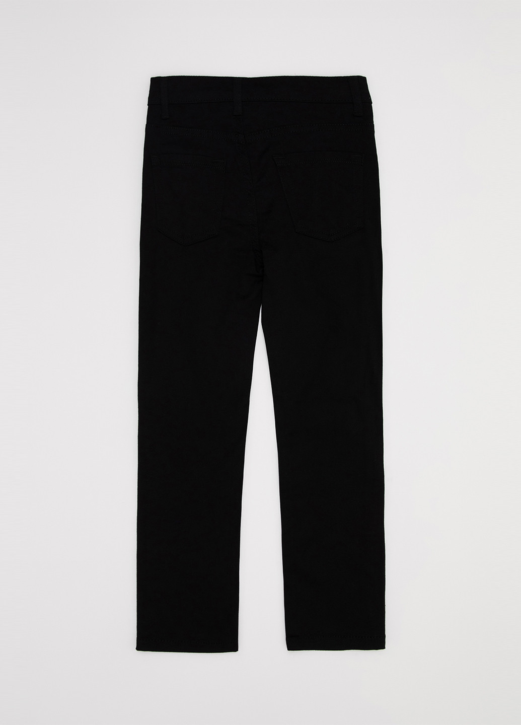 Черные демисезонные прямые брюки DeFacto