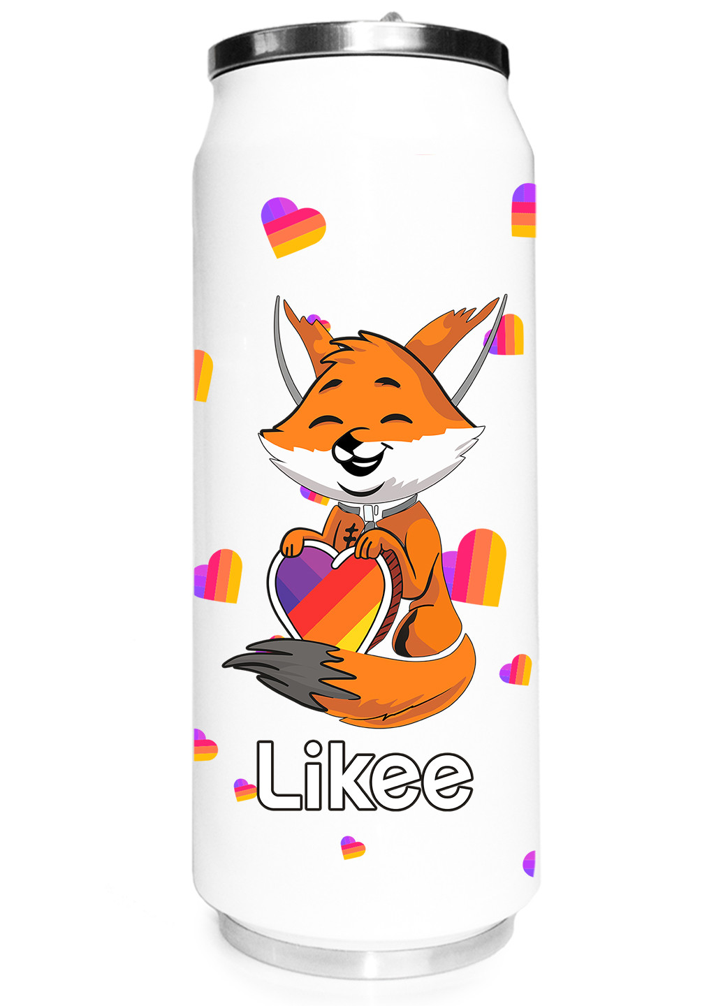 Термобанка Лайк (Likee) (31091-1033) термокружка MobiPrint (218988266)