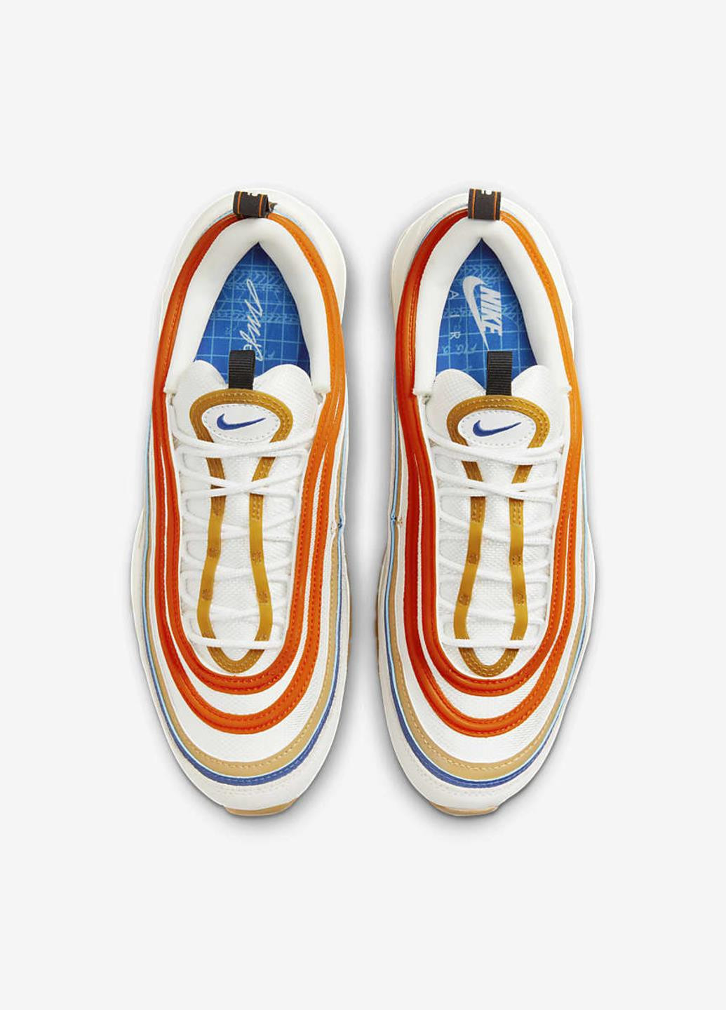 Цветные демисезонные кроссовки dv2619-100 Nike AIR MAX 97 SE