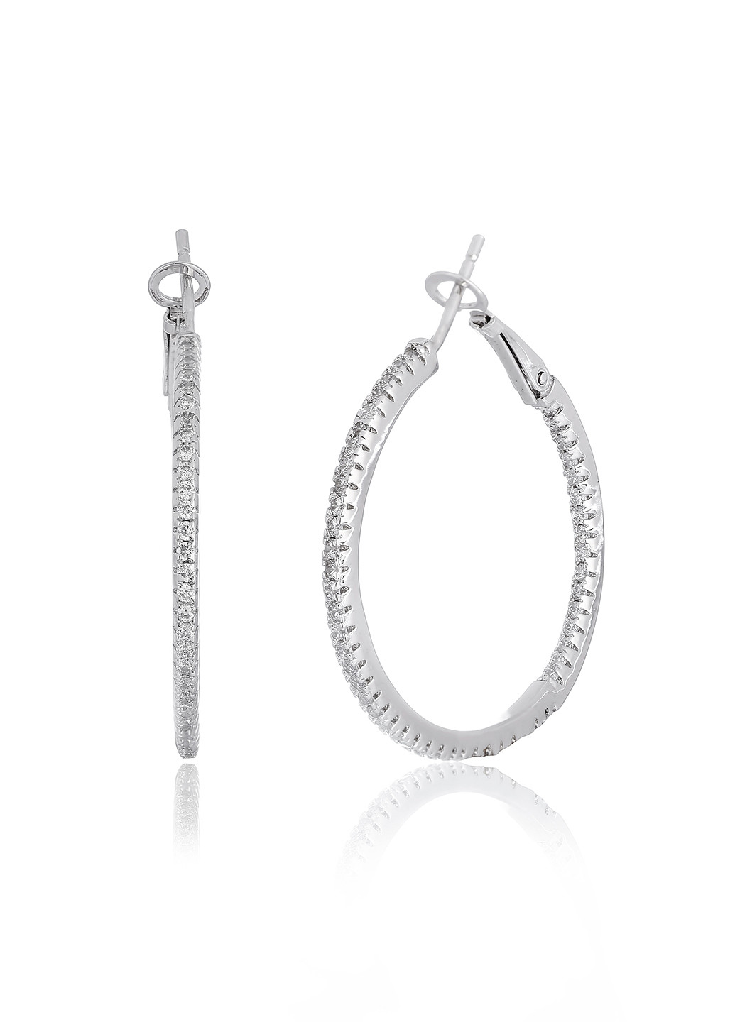 Серебряные серьги с фианитами с2ф/168а Silvex925 (201169547)