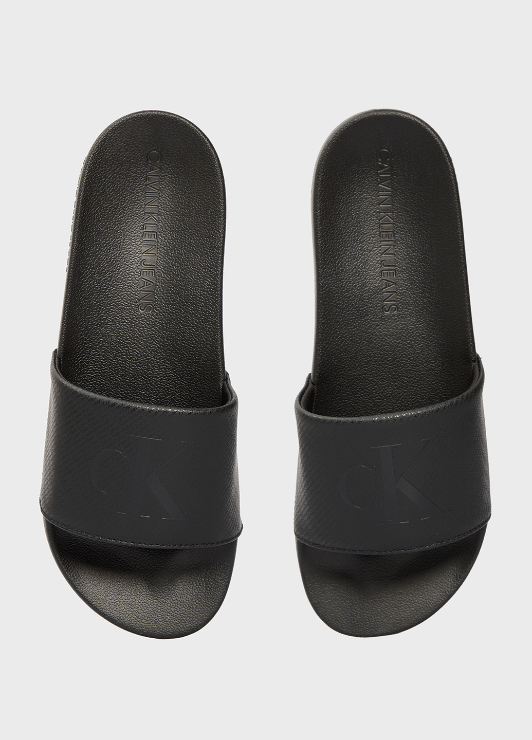 Черные кэжуал шлепанцы Calvin Klein Jeans